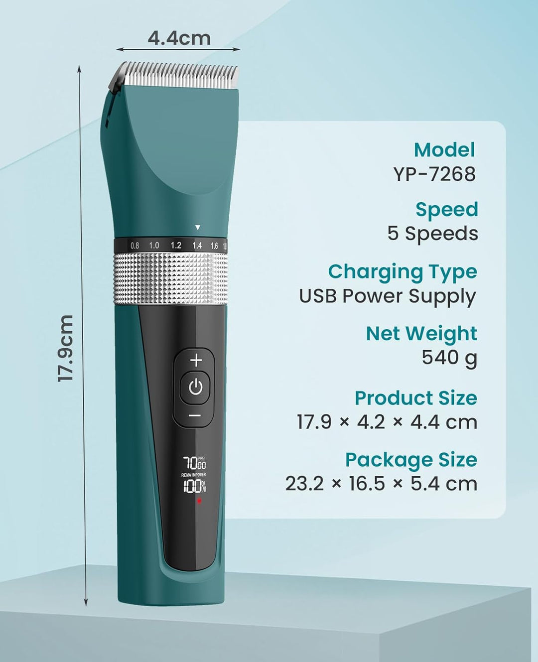 Oneisall YP 5 Speeds Cat Clipper