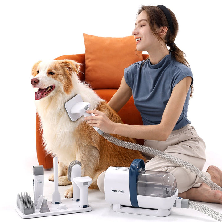 Oneisall LM2 Pet Grooming Vacuum & 3 Sponge Filter & Hepa Set
