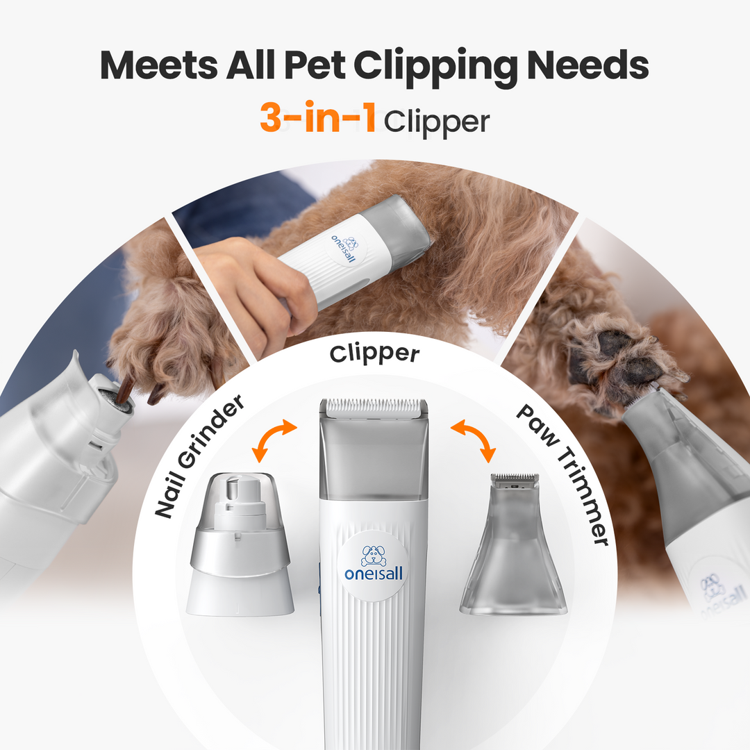 pet grooming vacuum kit with strong suction